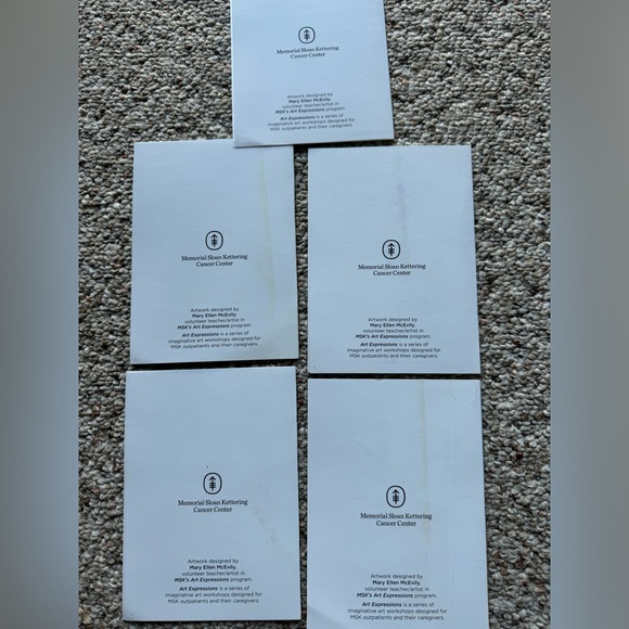 10pc Generic Greeting Card Set - 5 Cards & 5 Envelopes- Modern Art Paintings - Picture 6 of 10